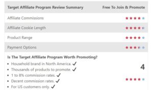 target affiliate review